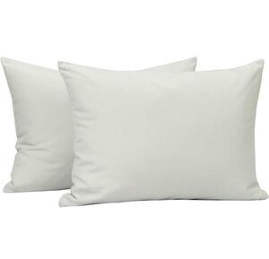 NTBAY Toddler Pillowcases Set 2 Light Grey 13x18 Zippered Microfiber